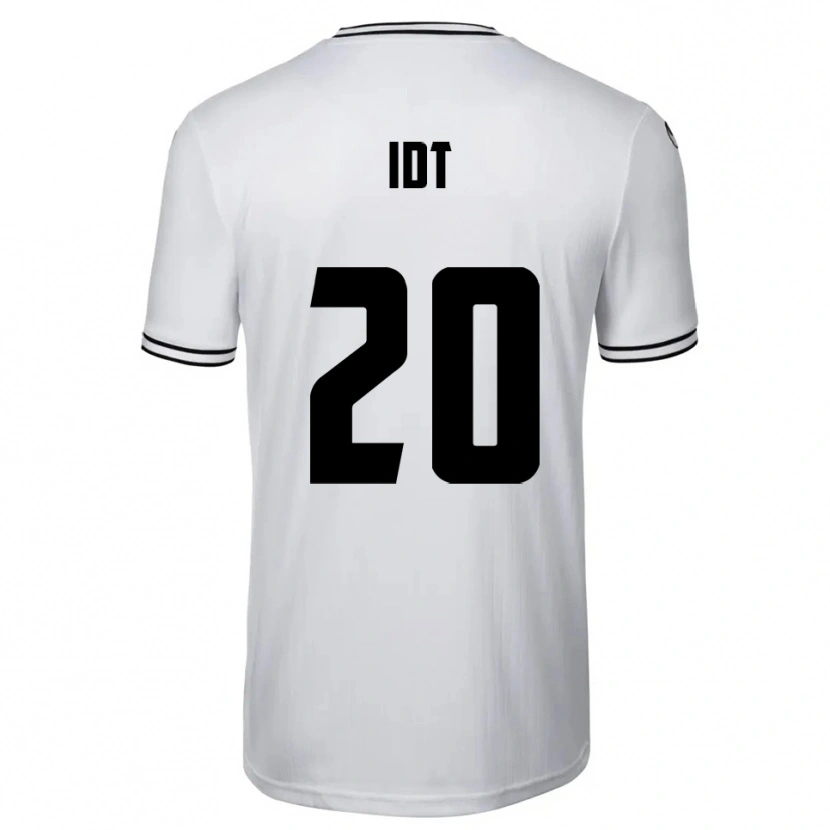 Danxen Herren David Idt #20 Weiß Schwarz Heimtrikot Trikot 2025/26 T-Shirt Schweiz