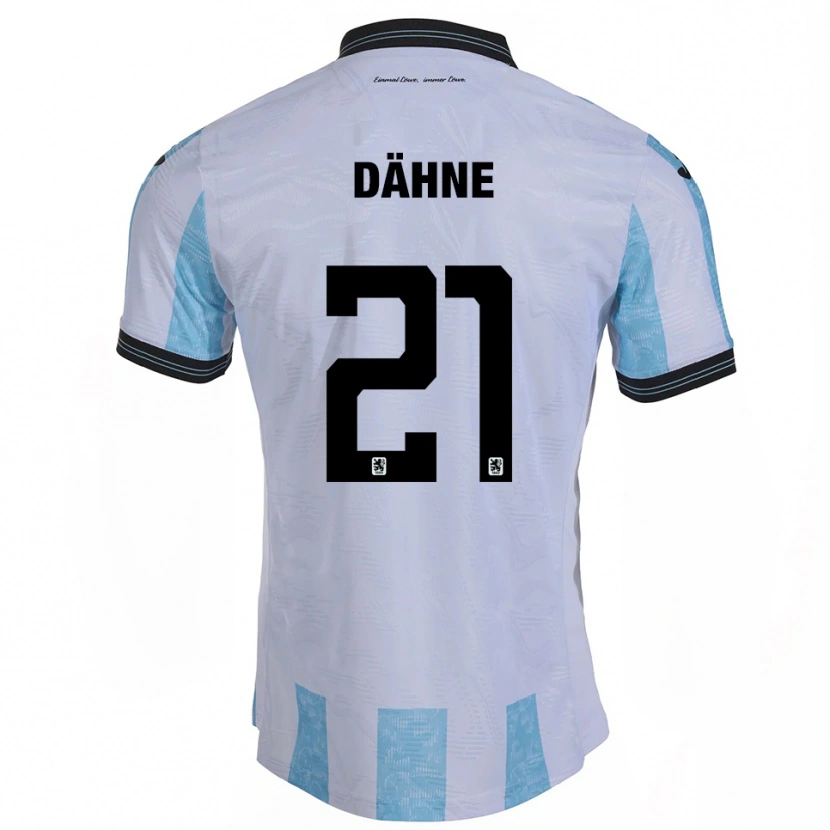 Danxen Herren Thomas Dähne #21 Weiß Himmelblau Heimtrikot Trikot 2025/26 T-Shirt Schweiz