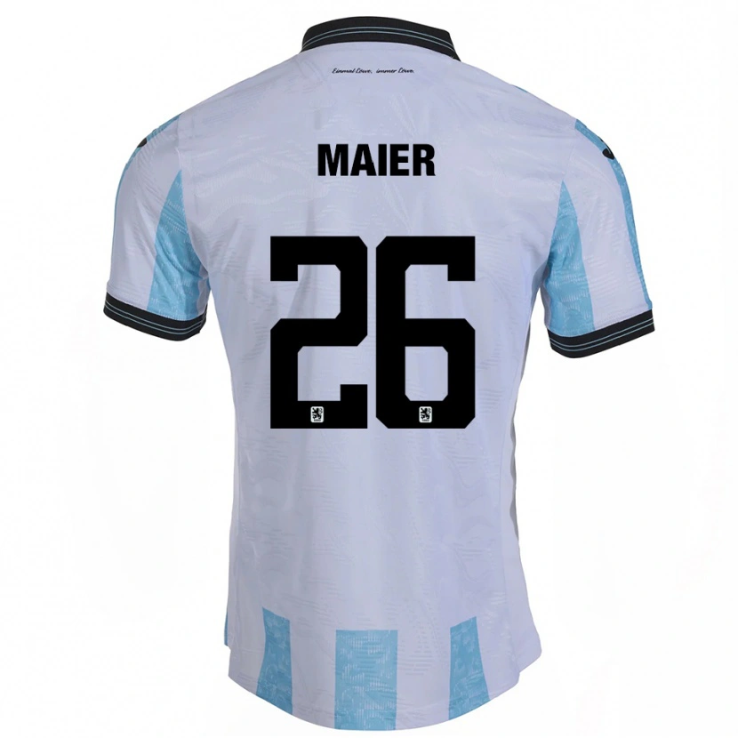 Danxen Herren Philipp Maier #26 Weiß Himmelblau Heimtrikot Trikot 2025/26 T-Shirt Schweiz