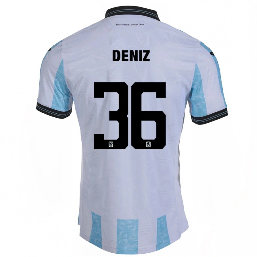 Danxen Herren Tunay Deniz #36 Weiß Himmelblau Heimtrikot Trikot 2025/26 T-Shirt Schweiz