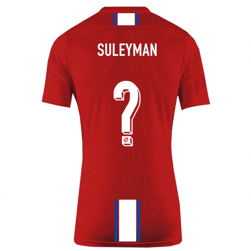 Danxen Herren Dildar-Diego Suleyman #0 Rot Weiß Heimtrikot Trikot 2025/26 T-Shirt Schweiz