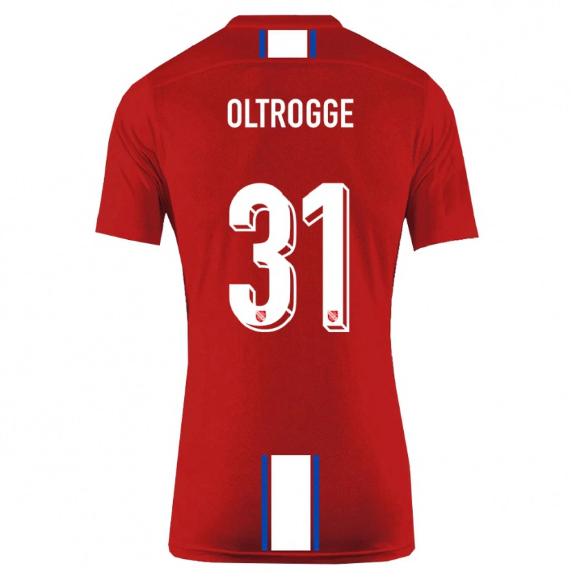 Danxen Herren Jannik Oltrogge #31 Rot Weiß Heimtrikot Trikot 2025/26 T-Shirt Schweiz