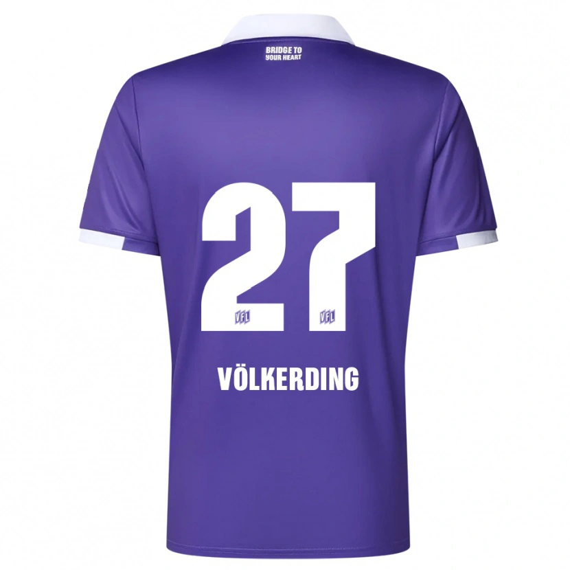 Danxen Herren Jakob Völkerding #27 Lila Weiß Heimtrikot Trikot 2025/26 T-Shirt Schweiz