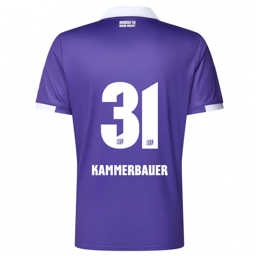 Danxen Herren Patrick Kammerbauer #31 Lila Weiß Heimtrikot Trikot 2025/26 T-Shirt Schweiz