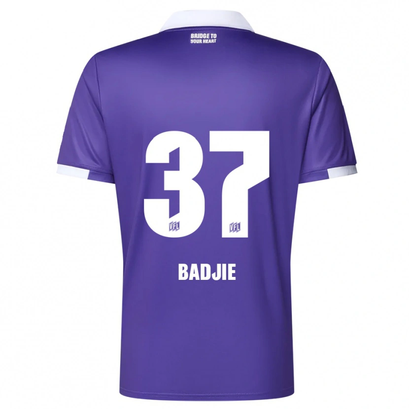 Danxen Herren Ismail Badjie #37 Lila Weiß Heimtrikot Trikot 2025/26 T-Shirt Schweiz