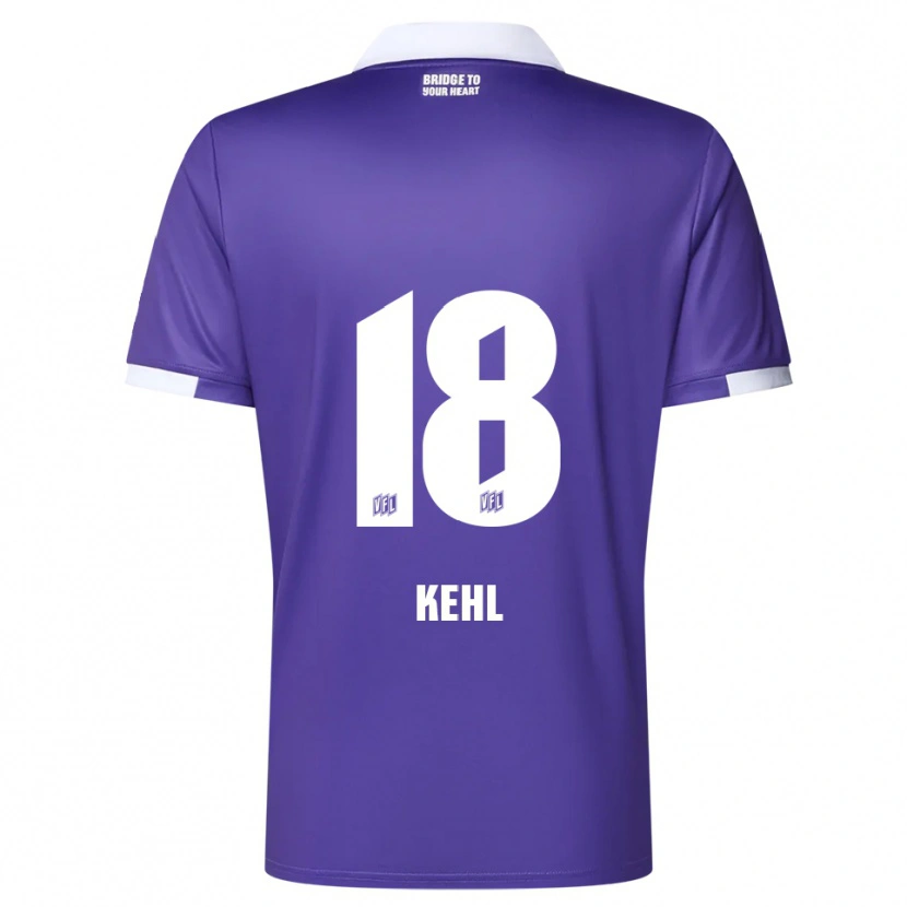 Danxen Herren Lars Kehl #18 Lila Weiß Heimtrikot Trikot 2025/26 T-Shirt Schweiz