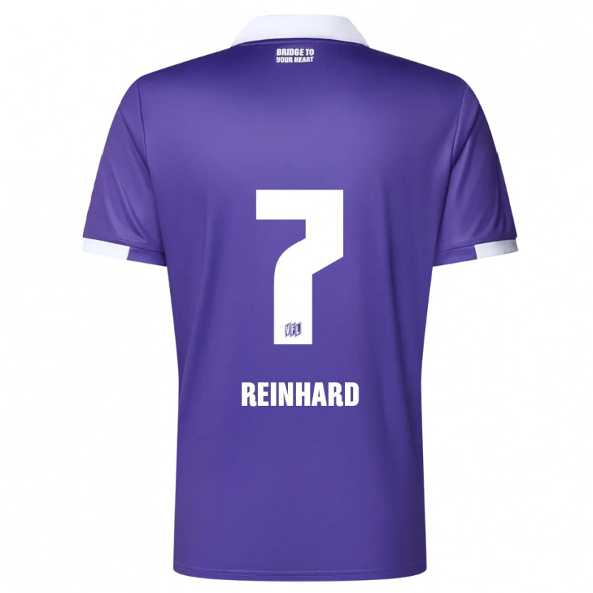 Danxen Herren Taro Reinhard #7 Lila Weiß Heimtrikot Trikot 2025/26 T-Shirt Schweiz