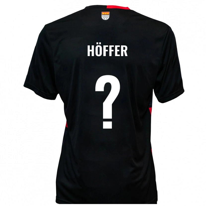 Danxen Herren Chantal Höffer #0 Schwarz Rot Heimtrikot Trikot 2025/26 T-Shirt Schweiz