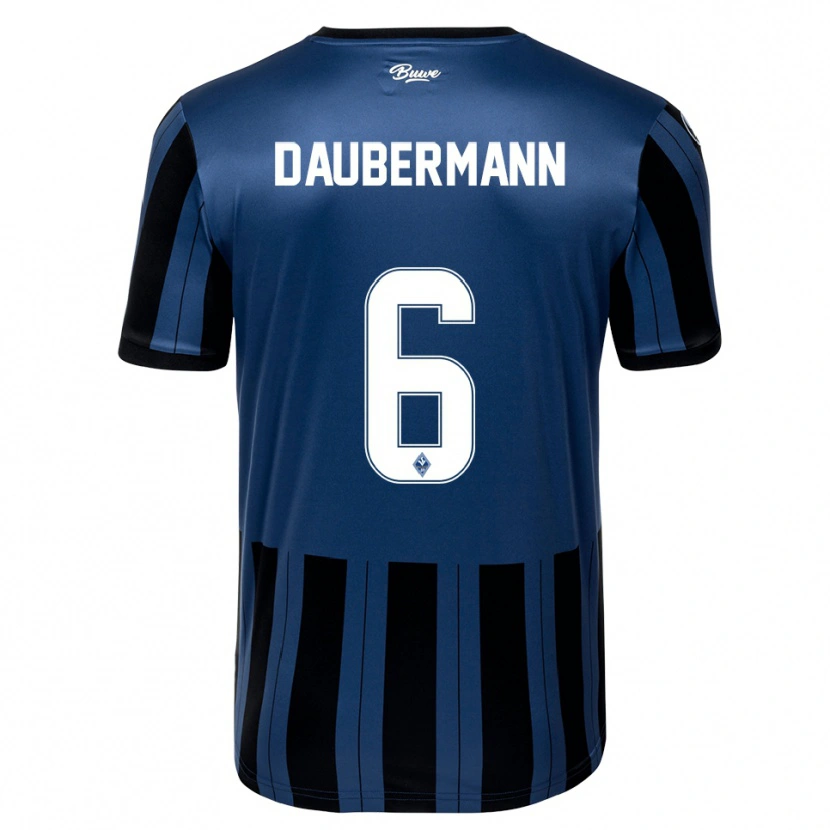 Danxen Herren Jonas Daubermann #6 Blau Grau Schwarz Heimtrikot Trikot 2025/26 T-Shirt Schweiz