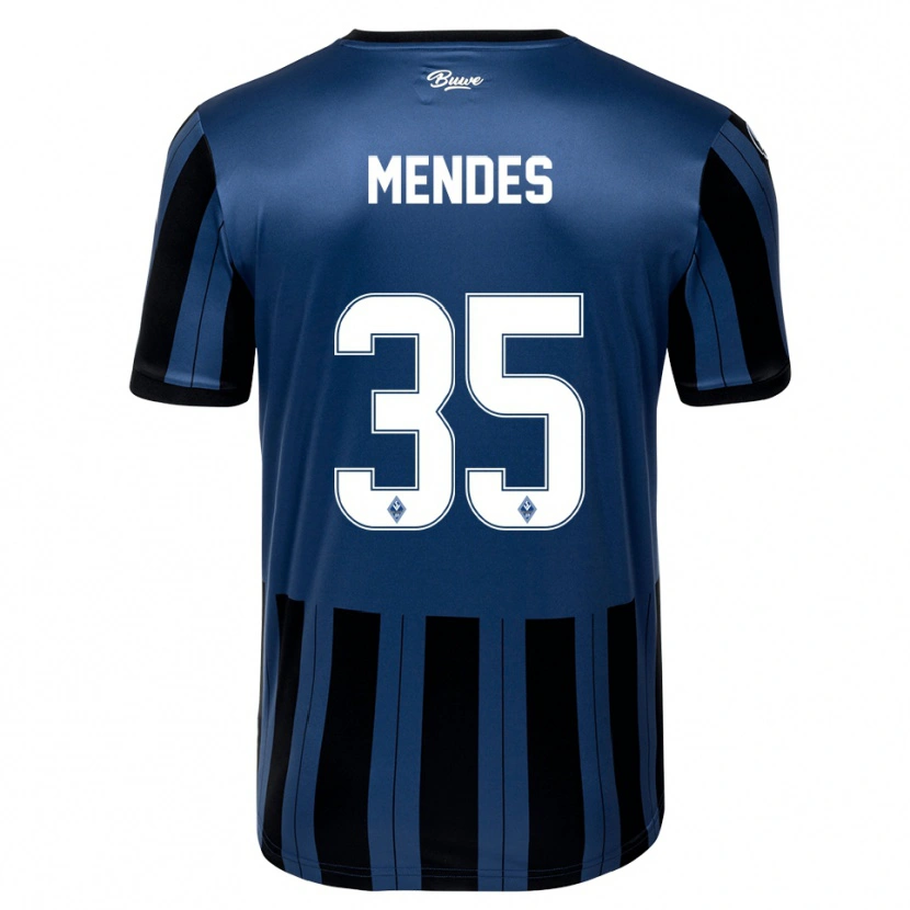 Danxen Herren Djayson Mendes #35 Blau Grau Schwarz Heimtrikot Trikot 2025/26 T-Shirt Schweiz