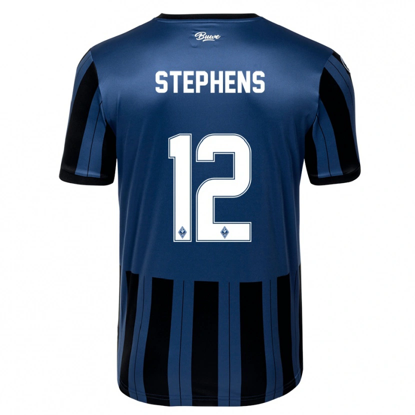 Danxen Herren Kaden Stephens #12 Blau Grau Schwarz Heimtrikot Trikot 2025/26 T-Shirt Schweiz