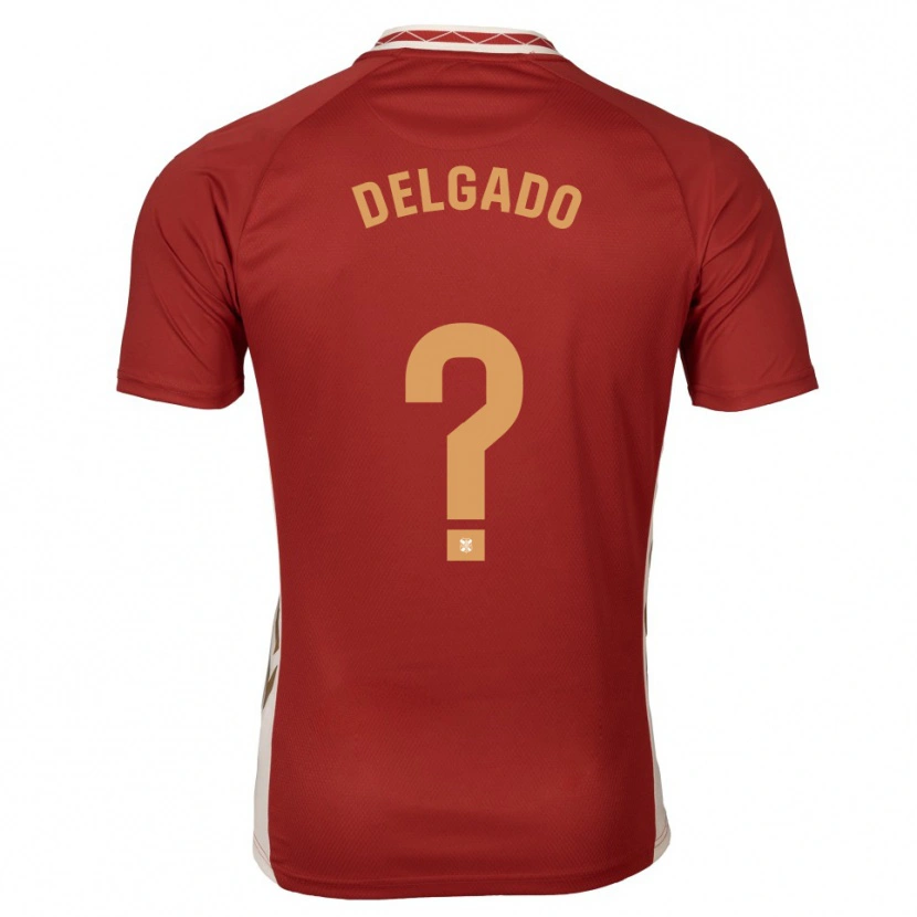 Danxen Herren Ale Delgado #0 Burgunder Gold Auswärtstrikot Trikot 2025/26 T-Shirt Schweiz