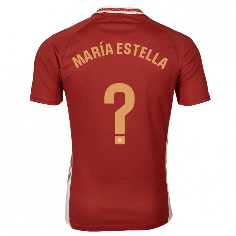 Danxen Herren María Estella Del Valle #0 Burgunder Gold Auswärtstrikot Trikot 2025/26 T-Shirt Schweiz