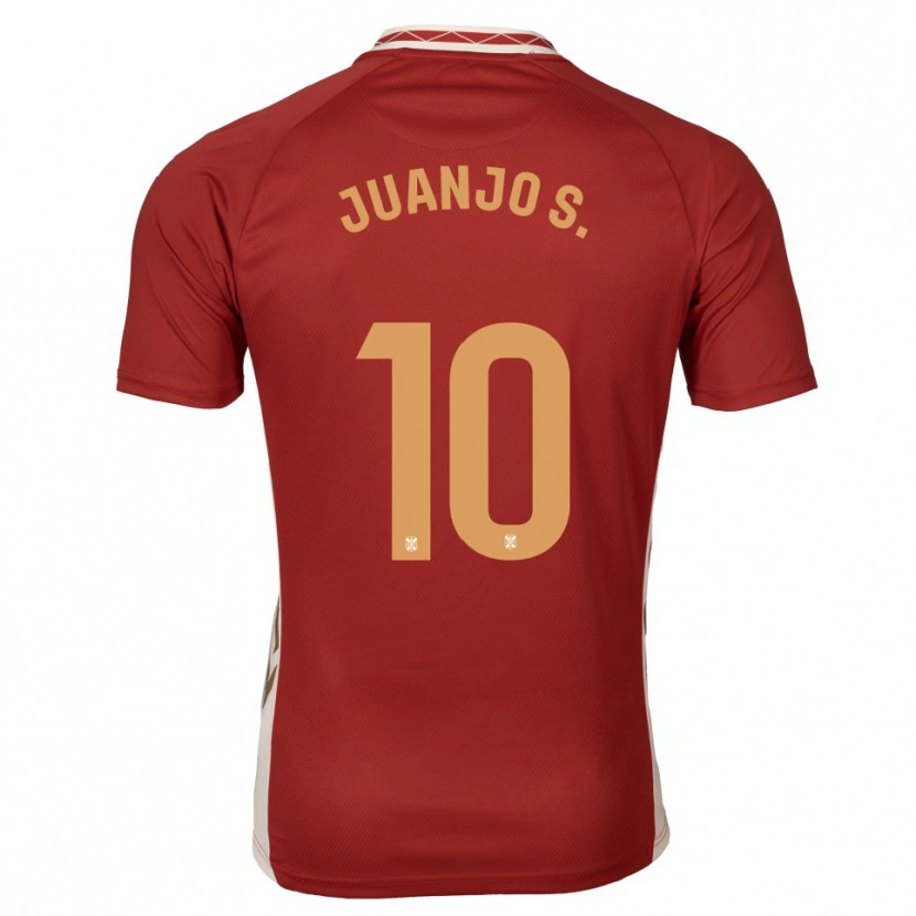 Danxen Herren Juanjo Sánchez #10 Burgunder Gold Auswärtstrikot Trikot 2025/26 T-Shirt Schweiz