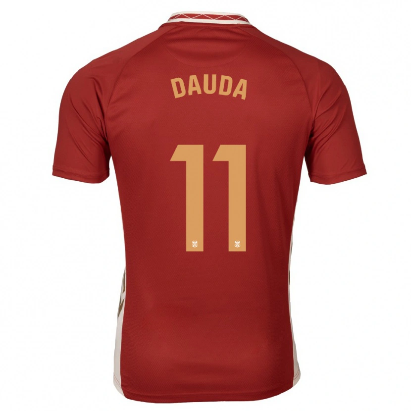 Danxen Herren Mo Dauda #11 Burgunder Gold Auswärtstrikot Trikot 2025/26 T-Shirt Schweiz