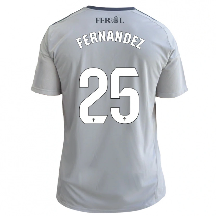 Danxen Herren César Fernández #25 Grau Silber Auswärtstrikot Trikot 2025/26 T-Shirt Schweiz