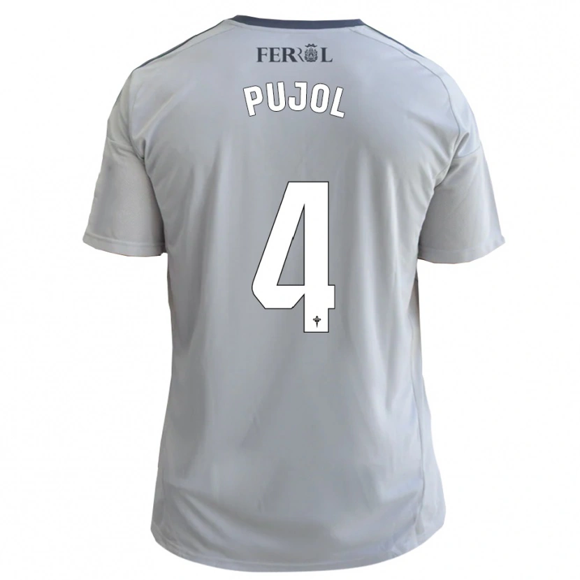 Danxen Herren Edgar Pujol #4 Grau Silber Auswärtstrikot Trikot 2025/26 T-Shirt Schweiz