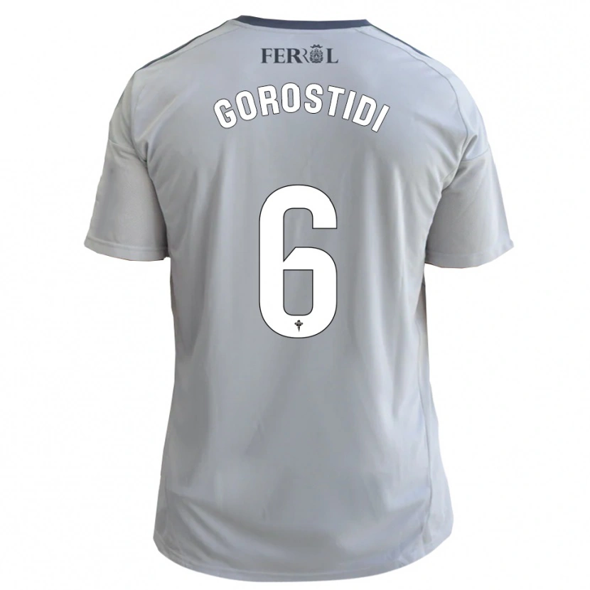 Danxen Herren Ander Gorostidi #6 Grau Silber Auswärtstrikot Trikot 2025/26 T-Shirt Schweiz