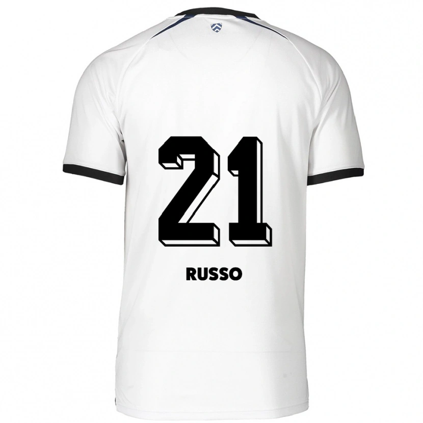 Danxen Herren Stefano Russo #21 Weiß Schwarz Auswärtstrikot Trikot 2025/26 T-Shirt Schweiz