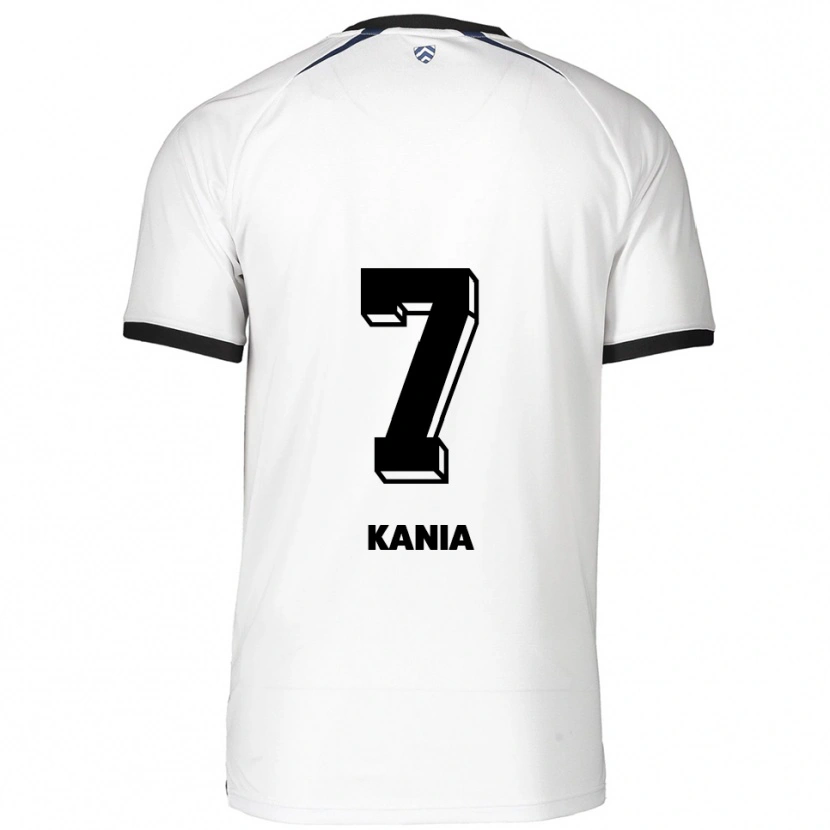Danxen Herren Julian Kania #7 Weiß Schwarz Auswärtstrikot Trikot 2025/26 T-Shirt Schweiz