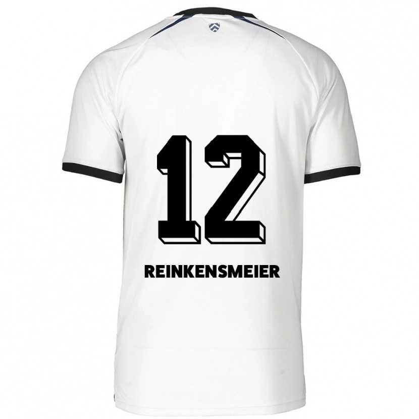 Danxen Herren Thandie Reinkensmeier #12 Weiß Schwarz Auswärtstrikot Trikot 2025/26 T-Shirt Schweiz
