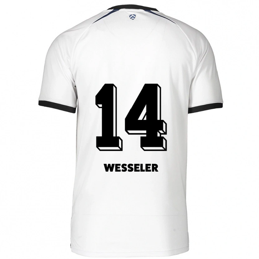 Danxen Herren Anna Weßeler #14 Weiß Schwarz Auswärtstrikot Trikot 2025/26 T-Shirt Schweiz