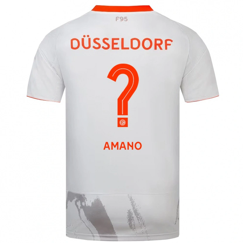 Danxen Herren Misaki Amano #0 Weiß Orange Auswärtstrikot Trikot 2025/26 T-Shirt Schweiz
