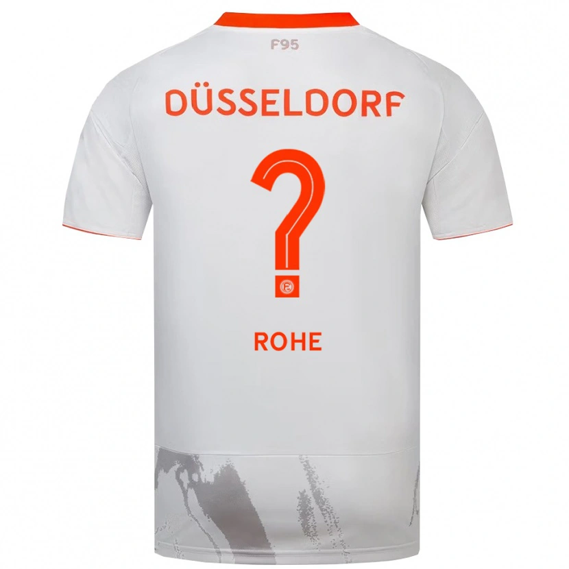 Danxen Herren Frieda Rohe #0 Weiß Orange Auswärtstrikot Trikot 2025/26 T-Shirt Schweiz