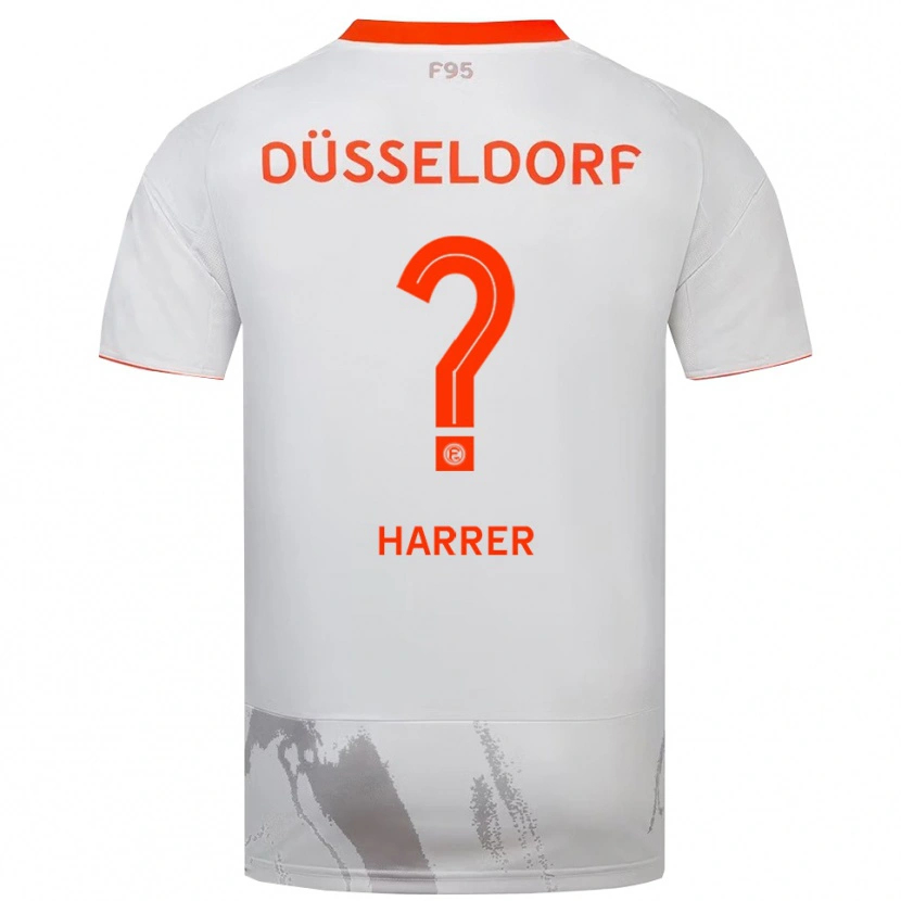 Danxen Herren Celine Harrer #0 Weiß Orange Auswärtstrikot Trikot 2025/26 T-Shirt Schweiz