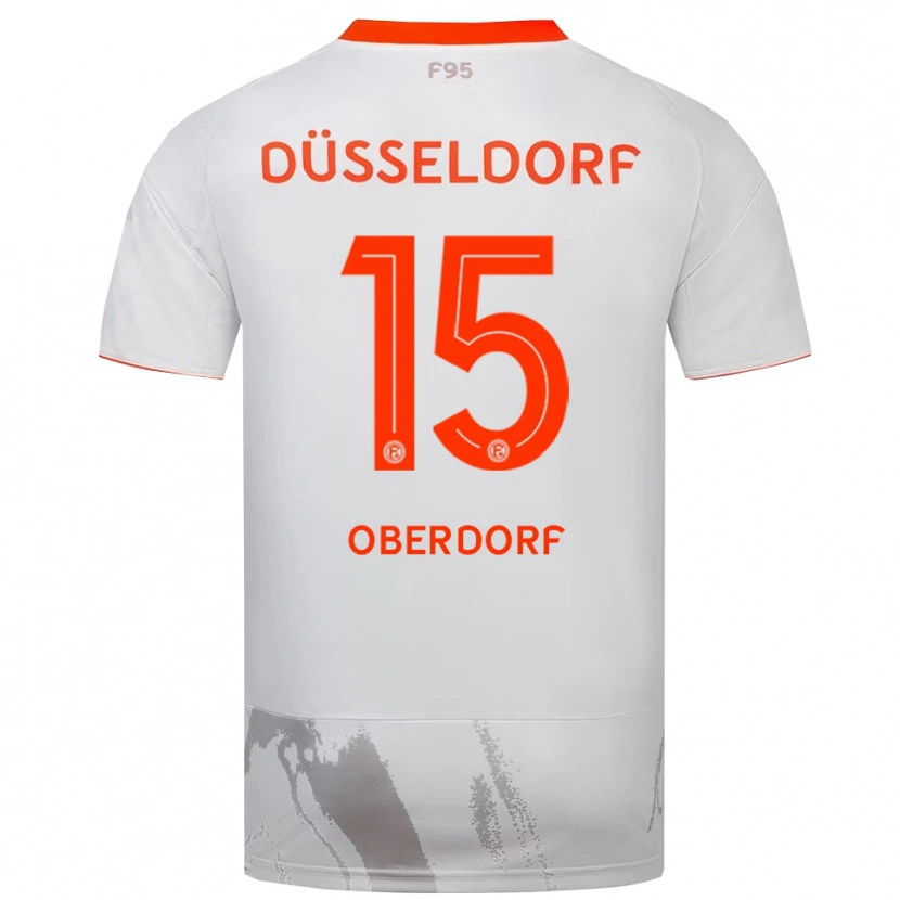 Danxen Herren Tim Oberdorf #15 Weiß Orange Auswärtstrikot Trikot 2025/26 T-Shirt Schweiz