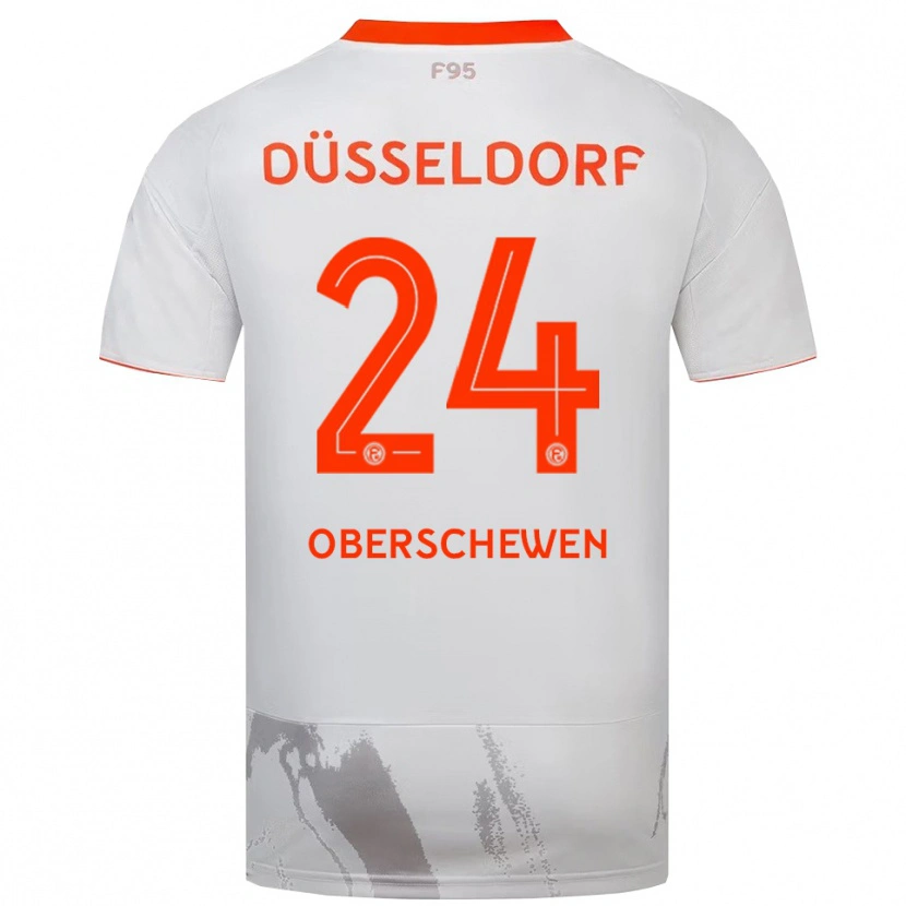 Danxen Herren Elias Oberschewen #24 Weiß Orange Auswärtstrikot Trikot 2025/26 T-Shirt Schweiz