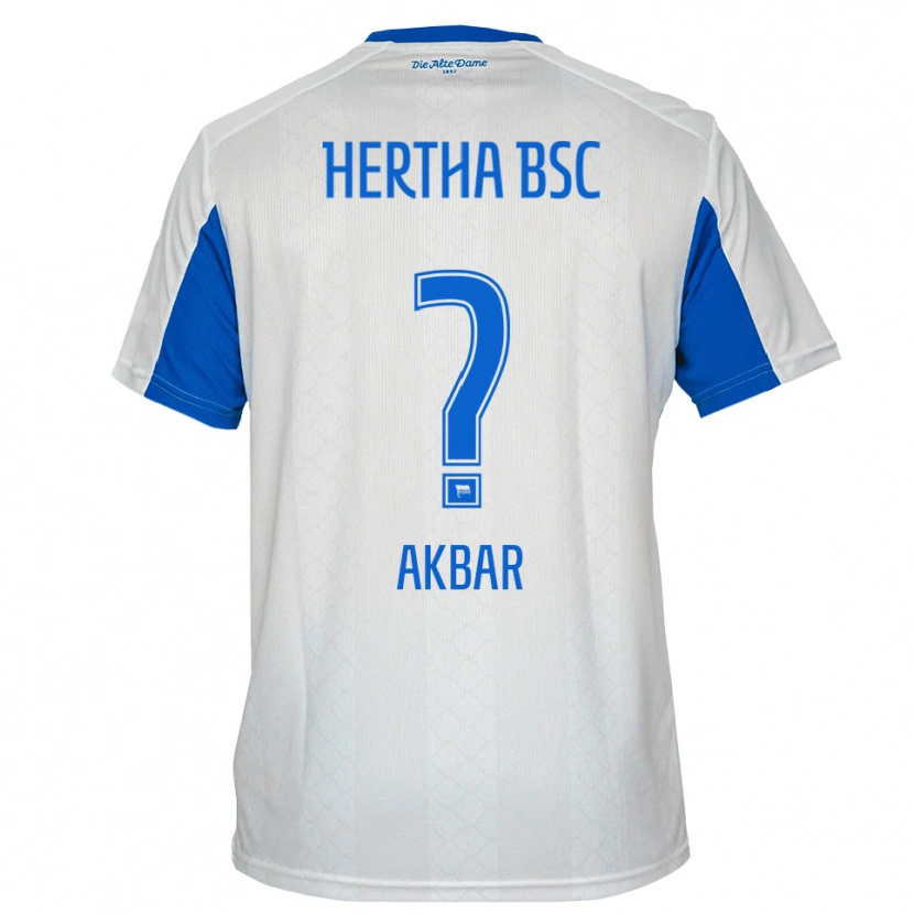 Danxen Herren Schikib Akbar #0 Weiß Blau Auswärtstrikot Trikot 2025/26 T-Shirt Schweiz