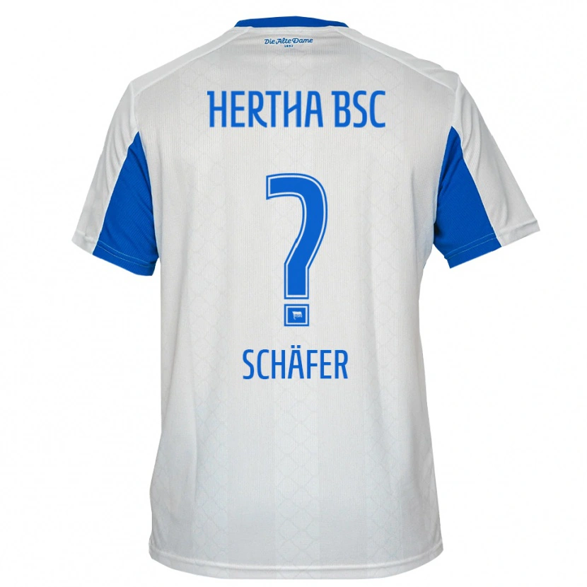 Danxen Herren Daniel Schäfer #0 Weiß Blau Auswärtstrikot Trikot 2025/26 T-Shirt Schweiz
