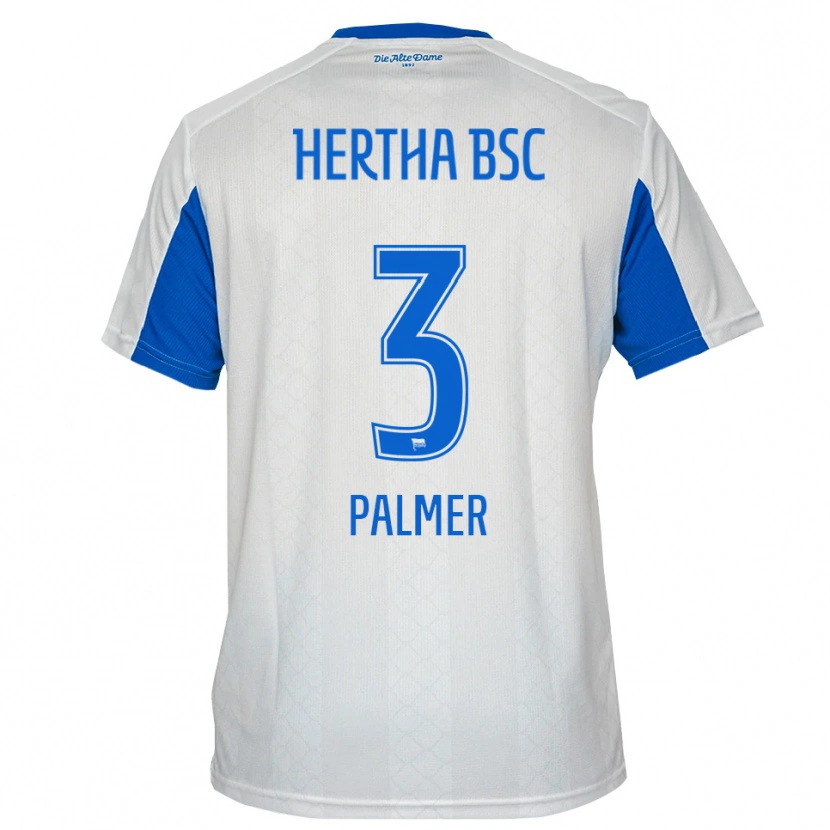 Danxen Herren Nelly Palmer #3 Weiß Blau Auswärtstrikot Trikot 2025/26 T-Shirt Schweiz
