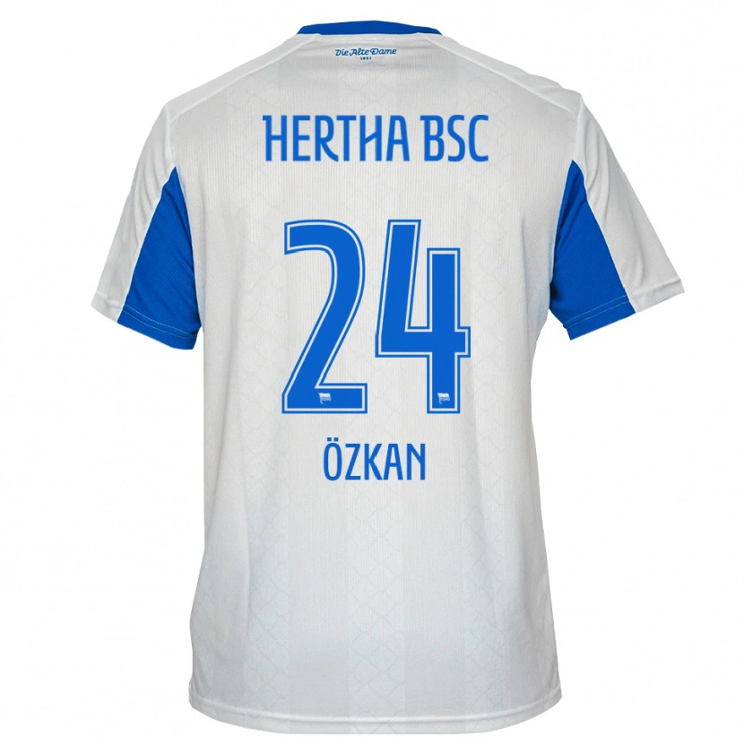 Danxen Herren Muhammed Özkan #24 Weiß Blau Auswärtstrikot Trikot 2025/26 T-Shirt Schweiz