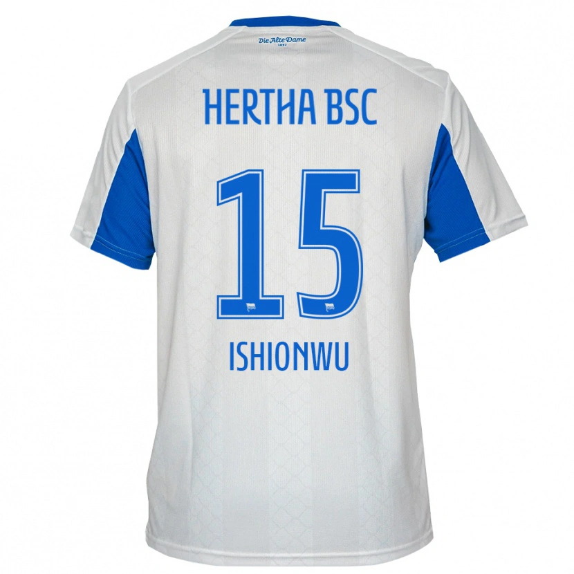 Danxen Herren Chima Ishionwu #15 Weiß Blau Auswärtstrikot Trikot 2025/26 T-Shirt Schweiz