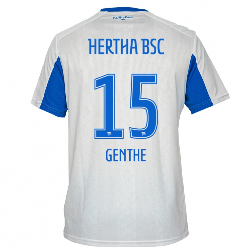 Danxen Herren Lilli Genthe #15 Weiß Blau Auswärtstrikot Trikot 2025/26 T-Shirt Schweiz