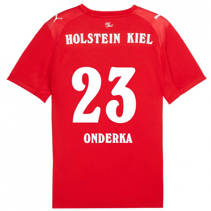 Danxen Herren Vita Onderka #23 Rot Blau Auswärtstrikot Trikot 2025/26 T-Shirt Schweiz