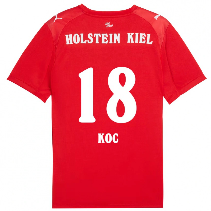 Danxen Herren Cengizhan Koc #18 Rot Blau Auswärtstrikot Trikot 2025/26 T-Shirt Schweiz