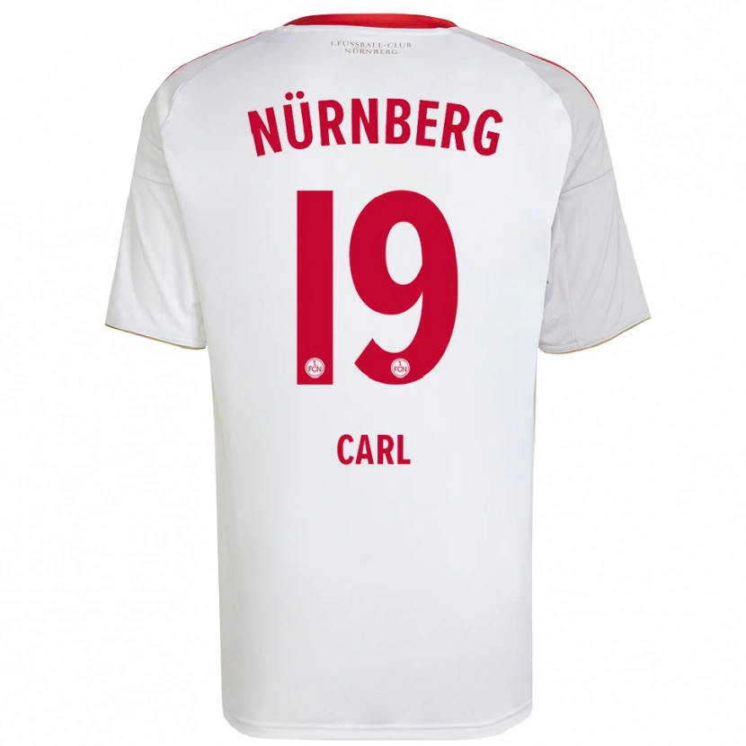 Danxen Herren Ferdinand Carl #19 Weiß Rot Auswärtstrikot Trikot 2025/26 T-Shirt Schweiz