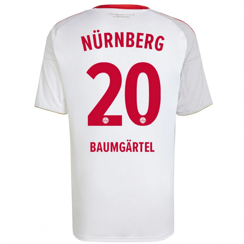 Danxen Herren Jacqueline Baumgärtel #20 Weiß Rot Auswärtstrikot Trikot 2025/26 T-Shirt Schweiz