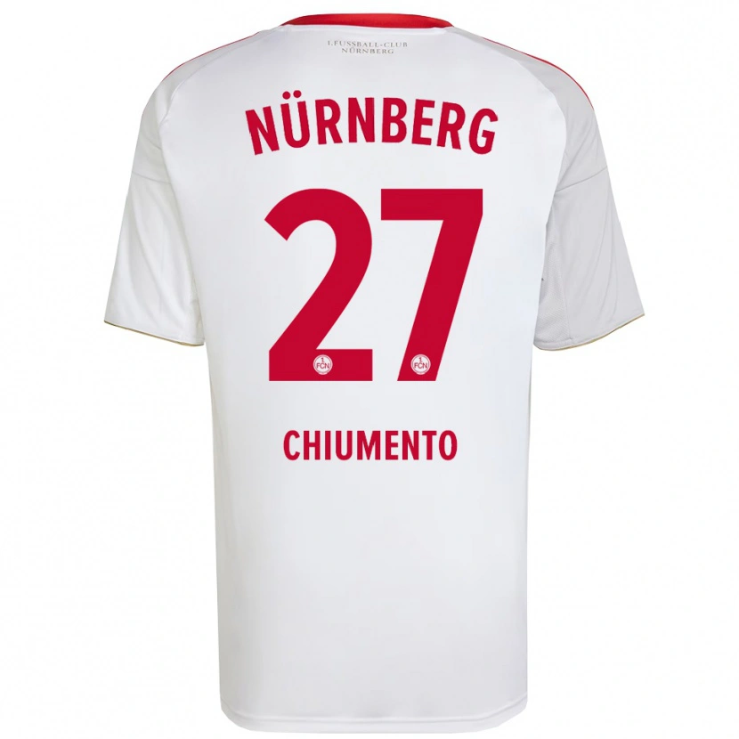Danxen Herren Levin Chiumento #27 Weiß Rot Auswärtstrikot Trikot 2025/26 T-Shirt Schweiz