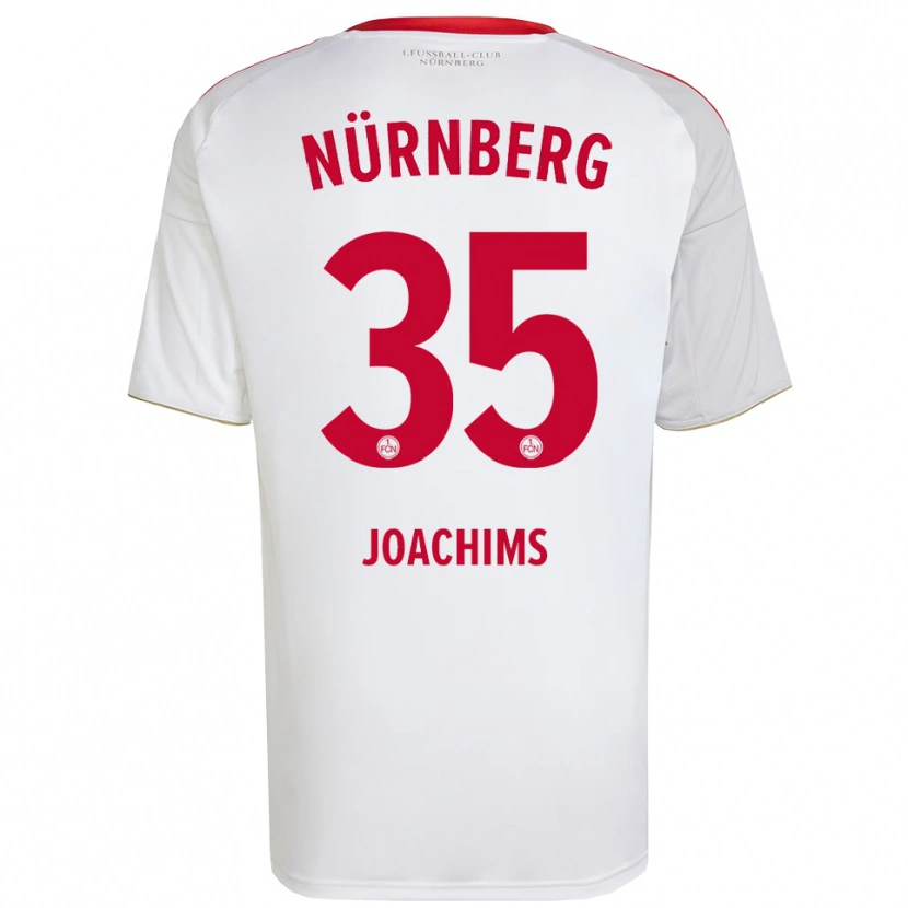 Danxen Herren Simon Joachims #35 Weiß Rot Auswärtstrikot Trikot 2025/26 T-Shirt Schweiz