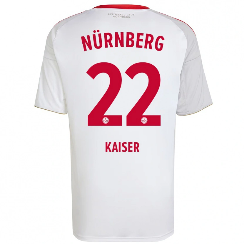 Danxen Herren Noel Kaiser #22 Weiß Rot Auswärtstrikot Trikot 2025/26 T-Shirt Schweiz