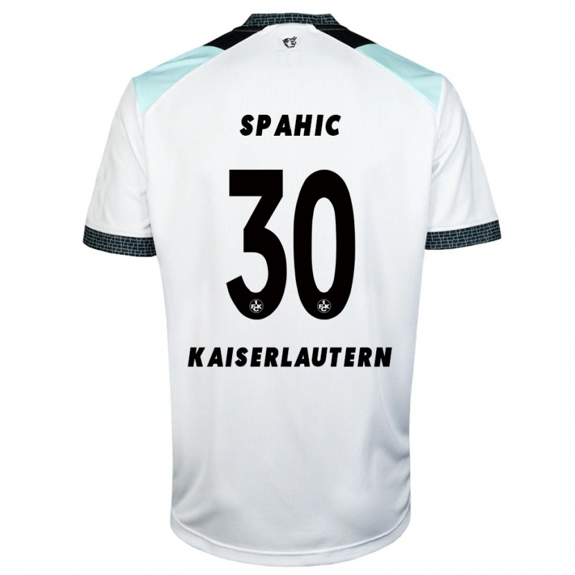 Danxen Herren Avdo Spahic #30 Weiß Schwarz Auswärtstrikot Trikot 2025/26 T-Shirt Schweiz