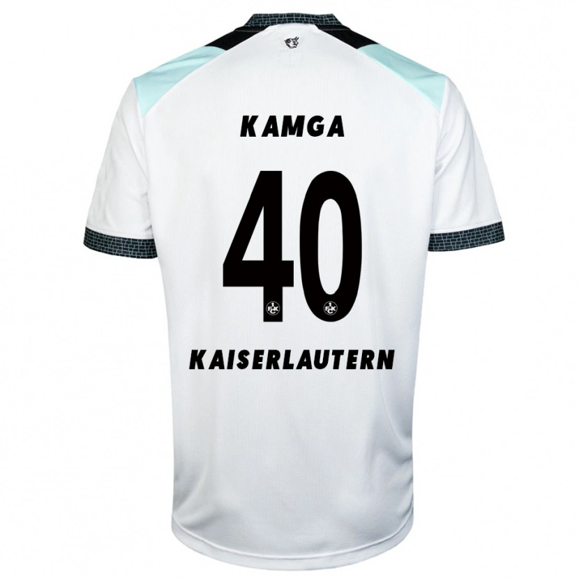 Danxen Herren Enis Kamga #40 Weiß Schwarz Auswärtstrikot Trikot 2025/26 T-Shirt Schweiz
