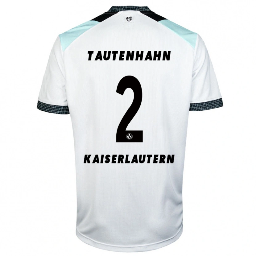 Danxen Herren Linus Tautenhahn #2 Weiß Schwarz Auswärtstrikot Trikot 2025/26 T-Shirt Schweiz