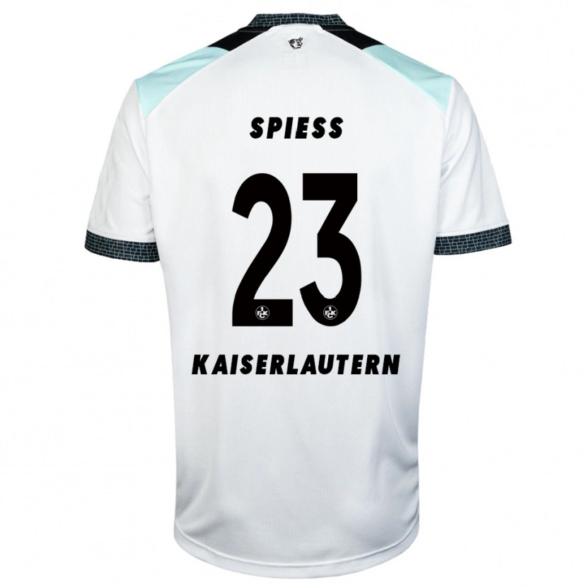 Danxen Herren Louis Spieß #23 Weiß Schwarz Auswärtstrikot Trikot 2025/26 T-Shirt Schweiz