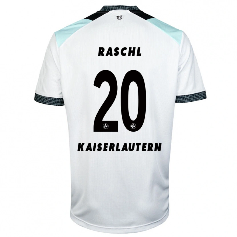 Danxen Herren Tobias Raschl #20 Weiß Schwarz Auswärtstrikot Trikot 2025/26 T-Shirt Schweiz