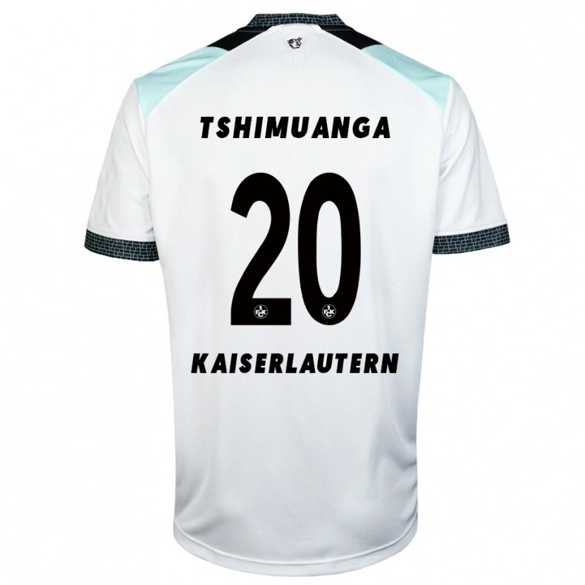 Danxen Herren Aaron Tshimuanga #20 Weiß Schwarz Auswärtstrikot Trikot 2025/26 T-Shirt Schweiz